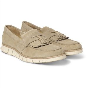 Cole Han Zero Grand Suede tassel loafers